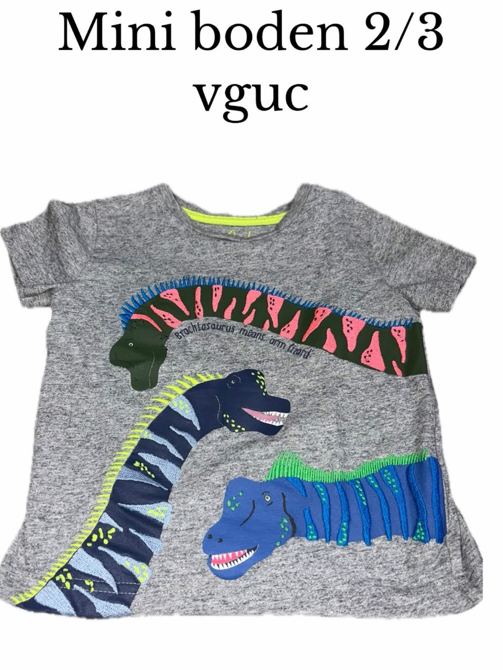 Mini boden 2-3 dinosaur shirt